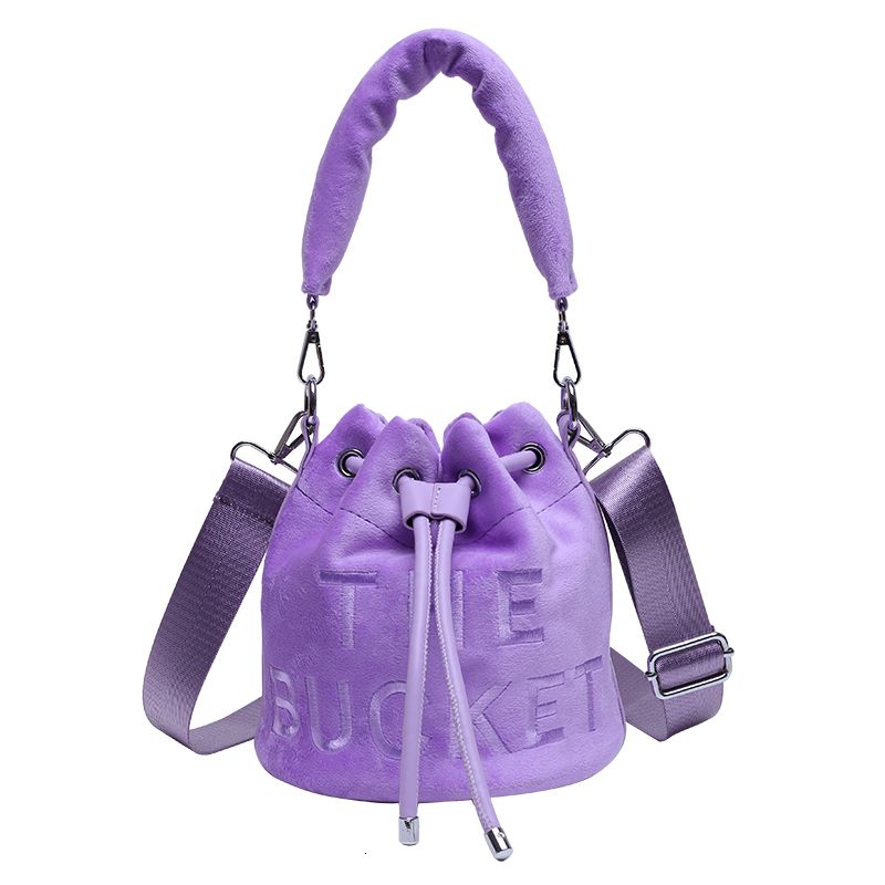 purple shoulder bag