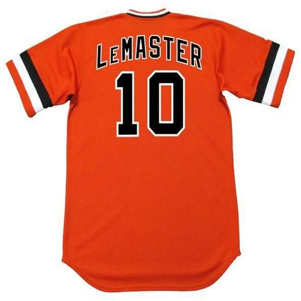 10 Johnnie Lemaster 1978 Orange