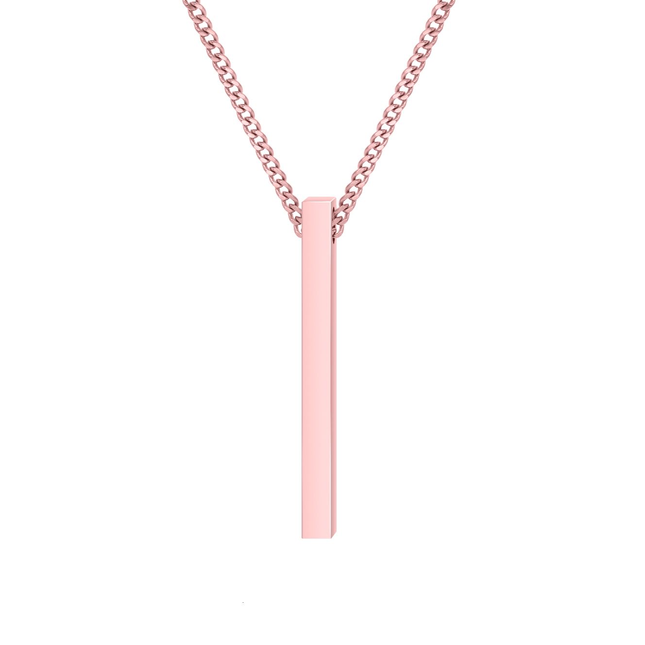 Collier en or rose-grave