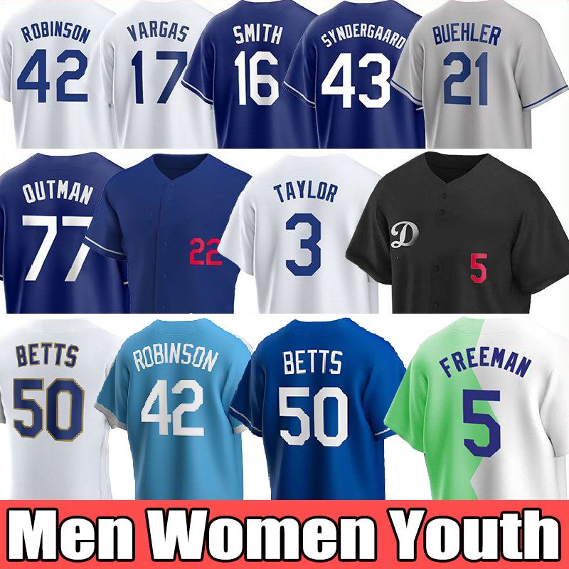 50 Mookie Betts Jersey 5 Freddie Freeman Baseball Cody Bellinger Dodgers  Trevor Bauer 22 Clayton Kershaw 7 Julio Urias Justin Trea Turner Walker  Buehler Chris Taylor From Buling_buling_store, $16.6