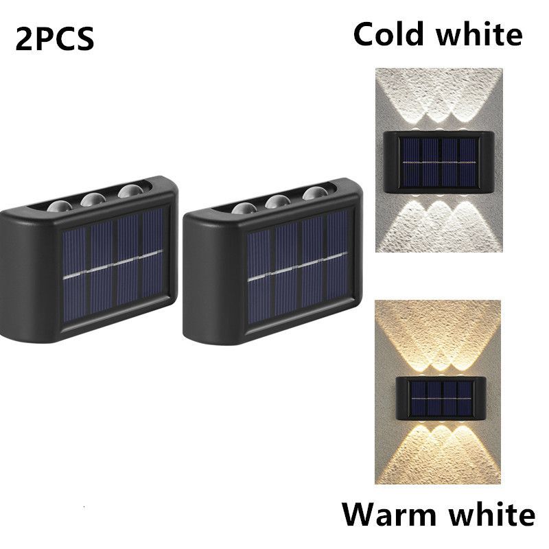 2pcs 6led-ızgara beyaz