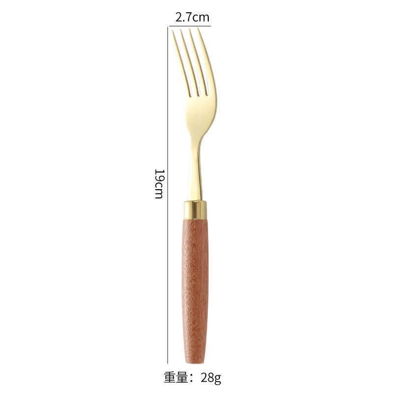 gold fork