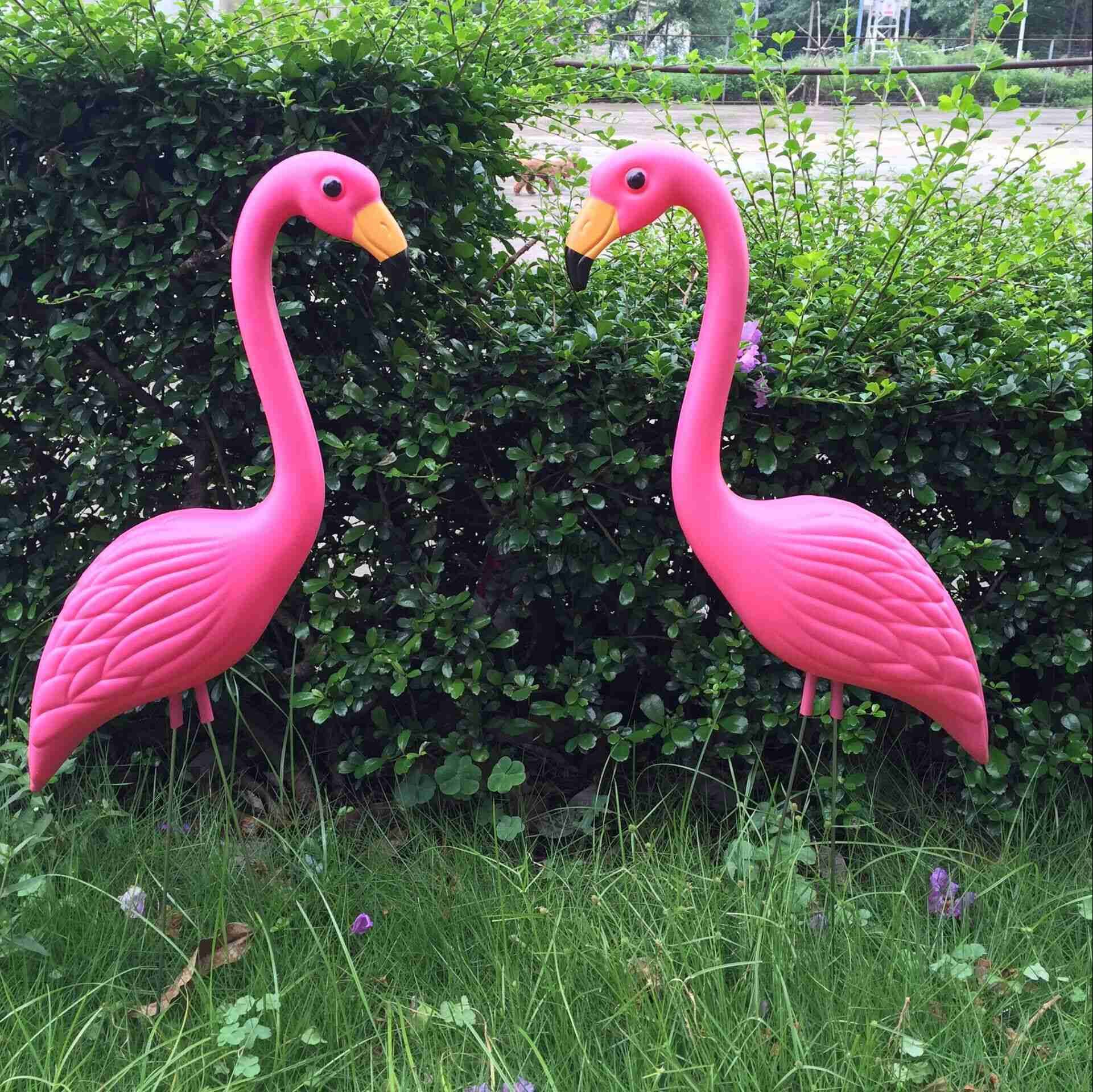 2 pièces Flamant rose f