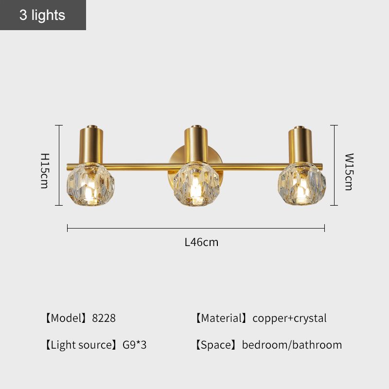 3 lights Warm White (2700-3500K)