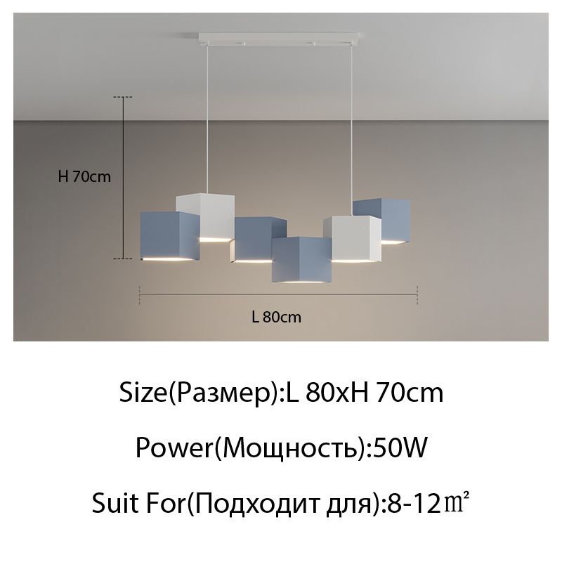 Blauwe 80cm 50W 3 kleuren Geen afstandsbediening