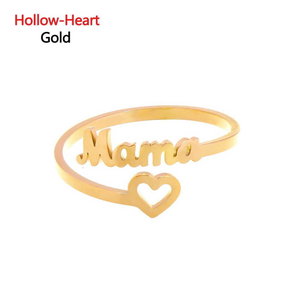 Gold Hollow-Heart