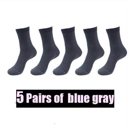 5pairs blaugrau