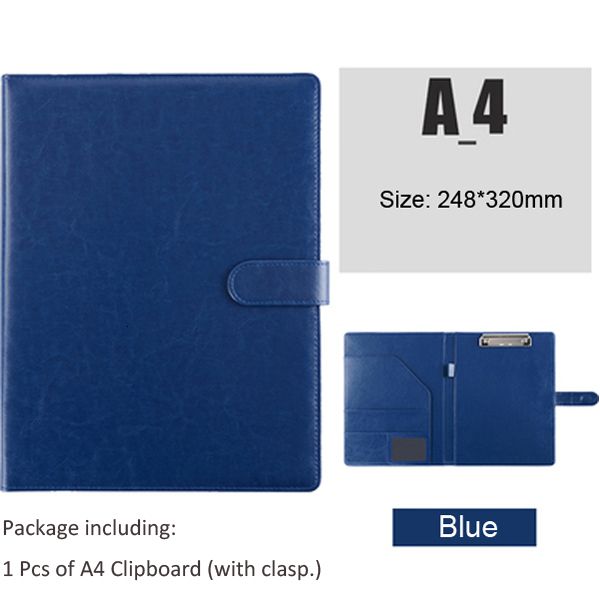 A4 Blue Metal Clip