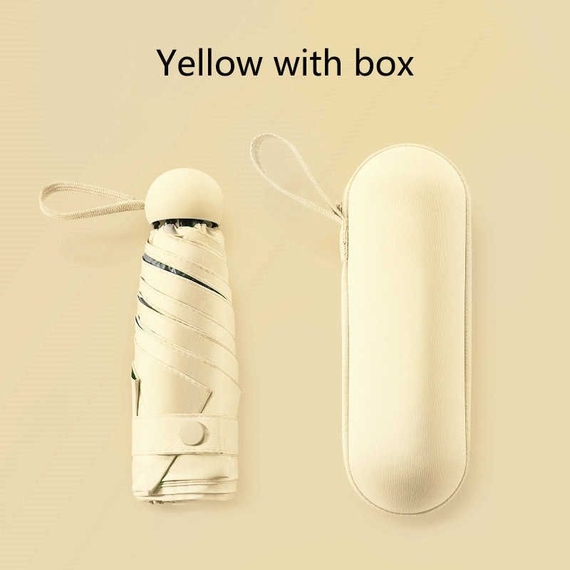 Żółty z pudełkiem