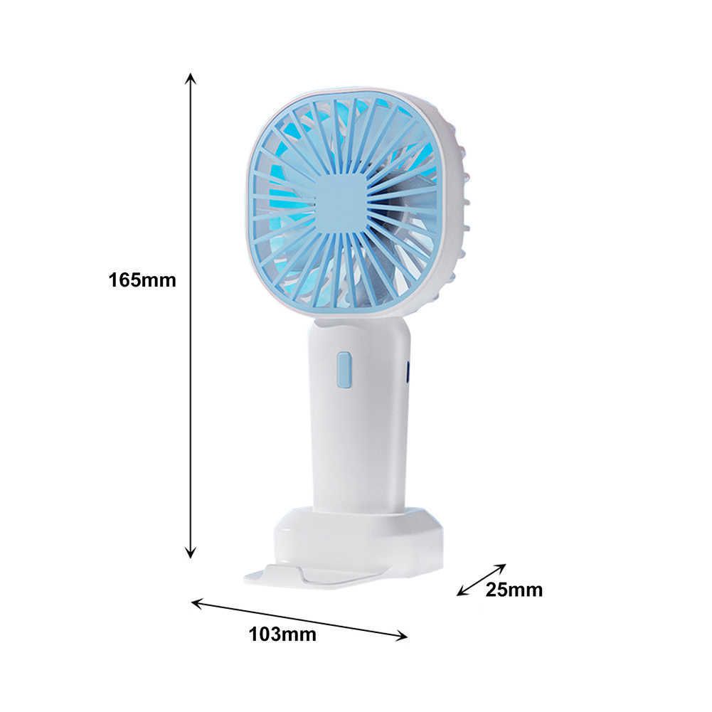 White Handheld Fan