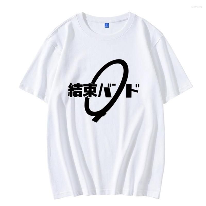 Anime BOCCHI THE ROCK! hitori bocchi T-shirt Summer women men Short Sleeve  Tees