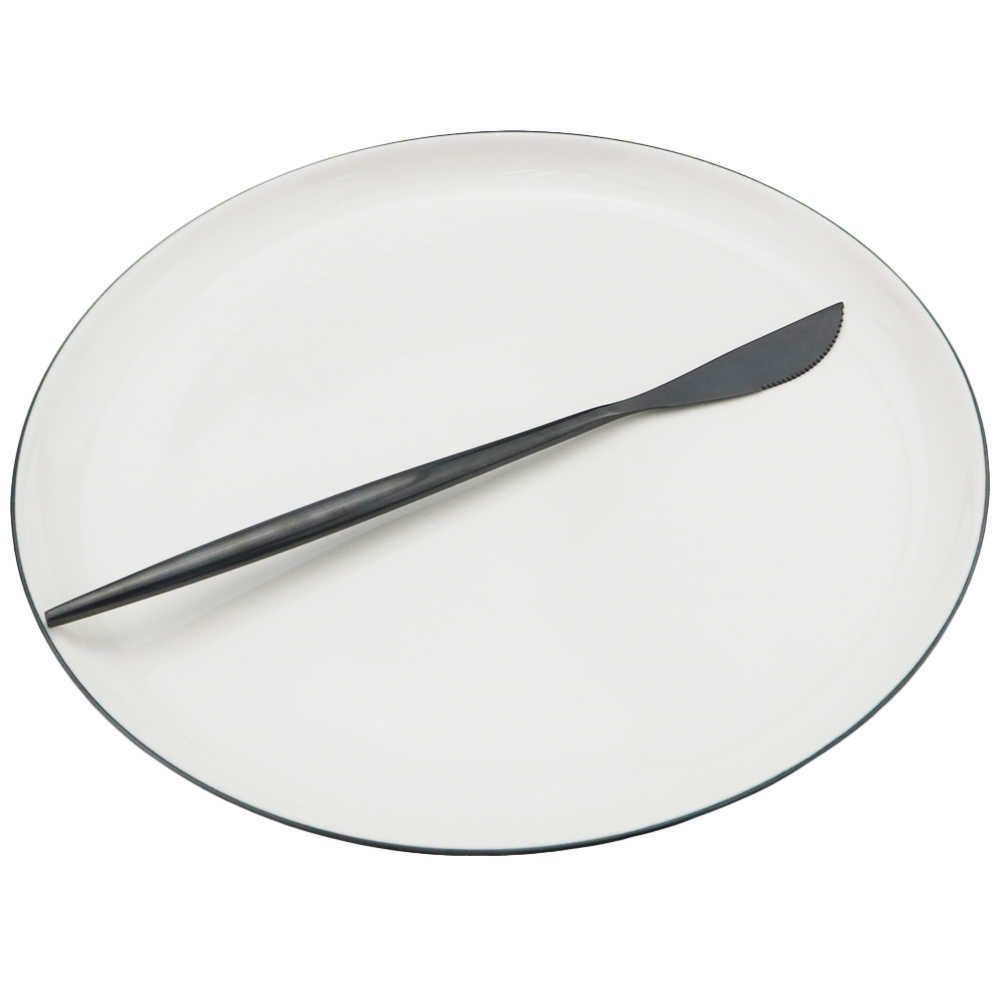 black dinner knife