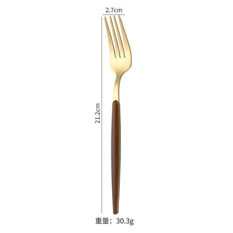 gold fork