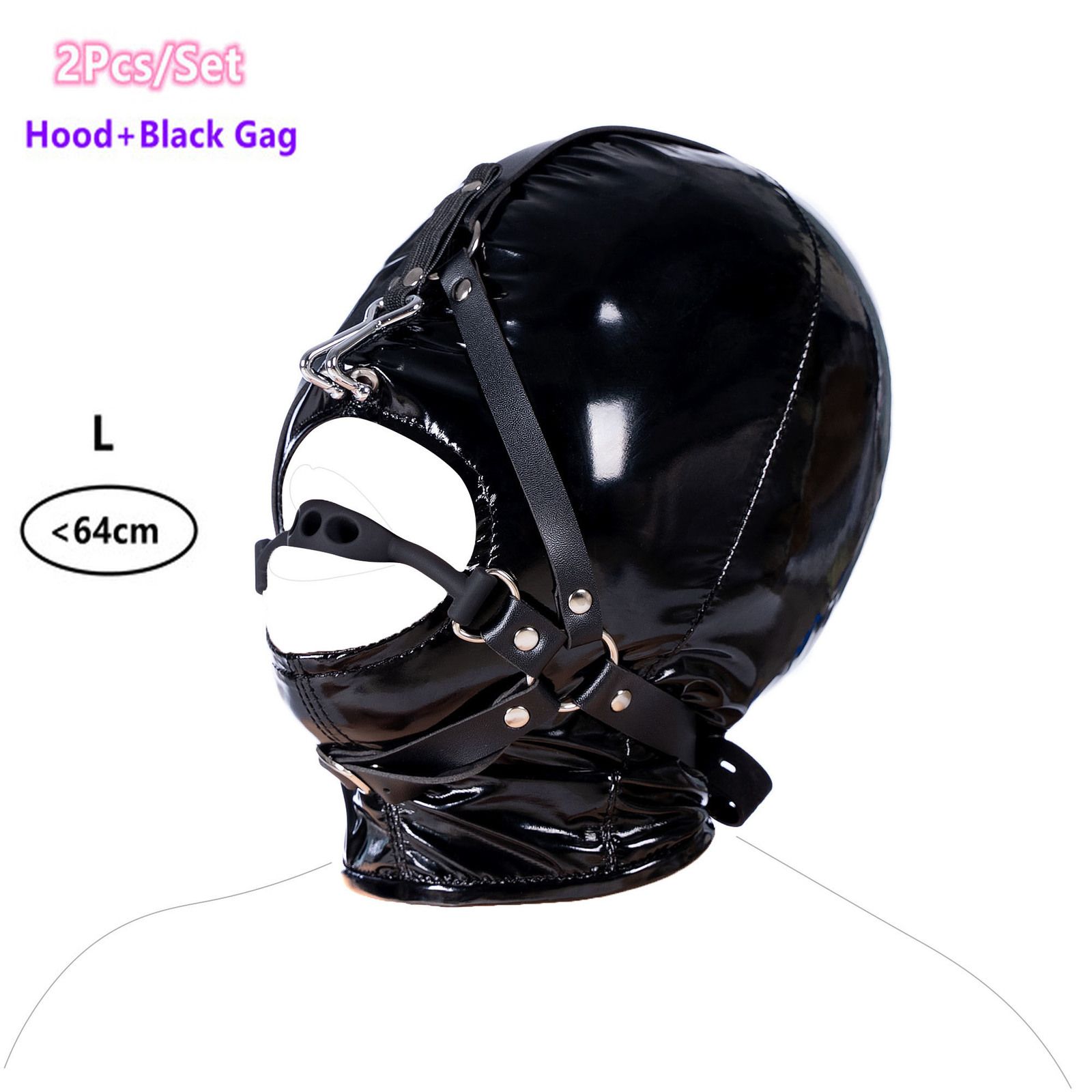 Ensemble de masque de gag l noir