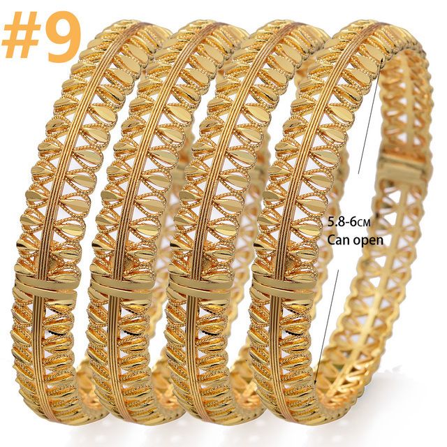 4pcs style6-gold