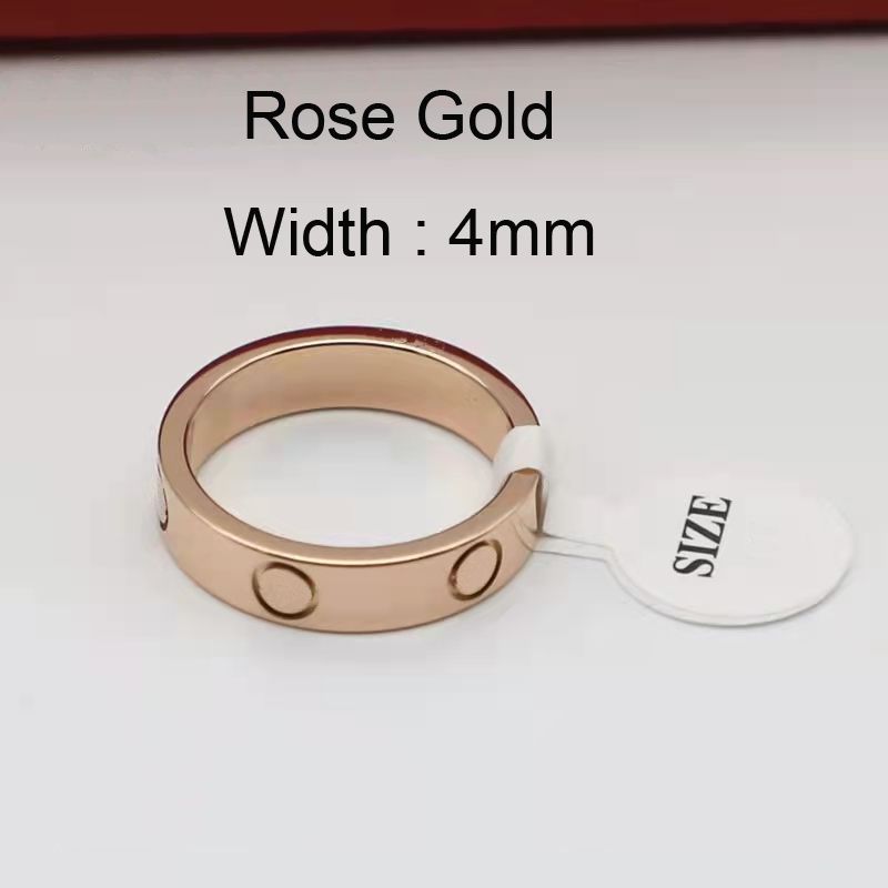 Rose Gold 4mm