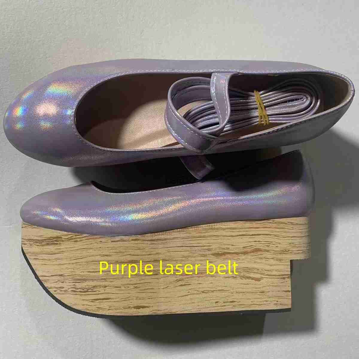 紫色のレーザーベルト