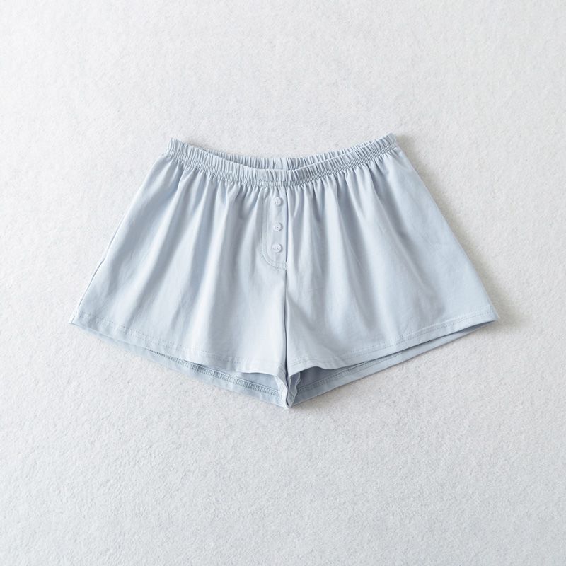 blå shorts