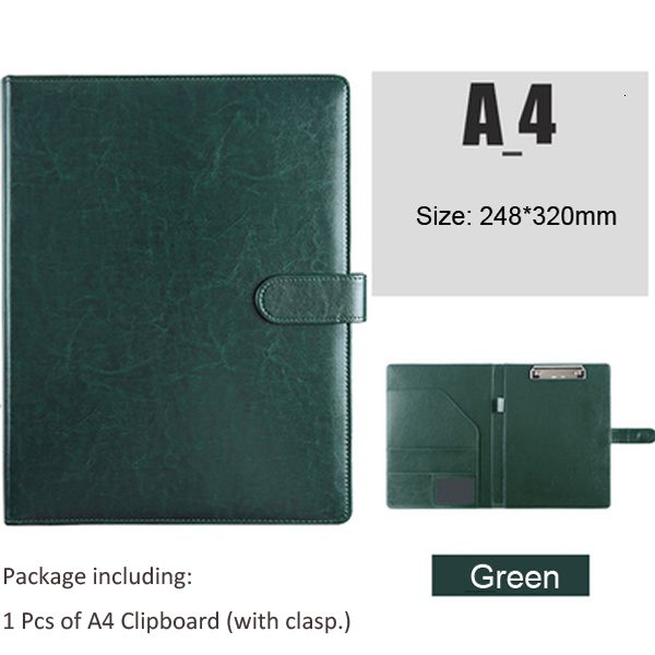 A4 Green Metal Clip