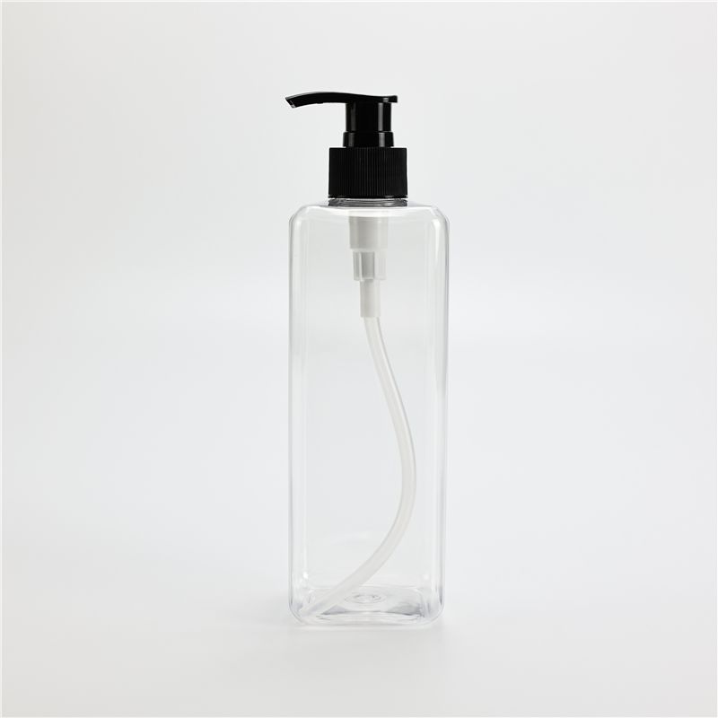 Clear Bottle Black