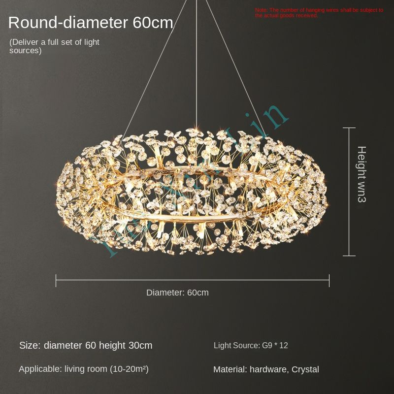 A Style - D60cm Gyllene lampkropp Cool