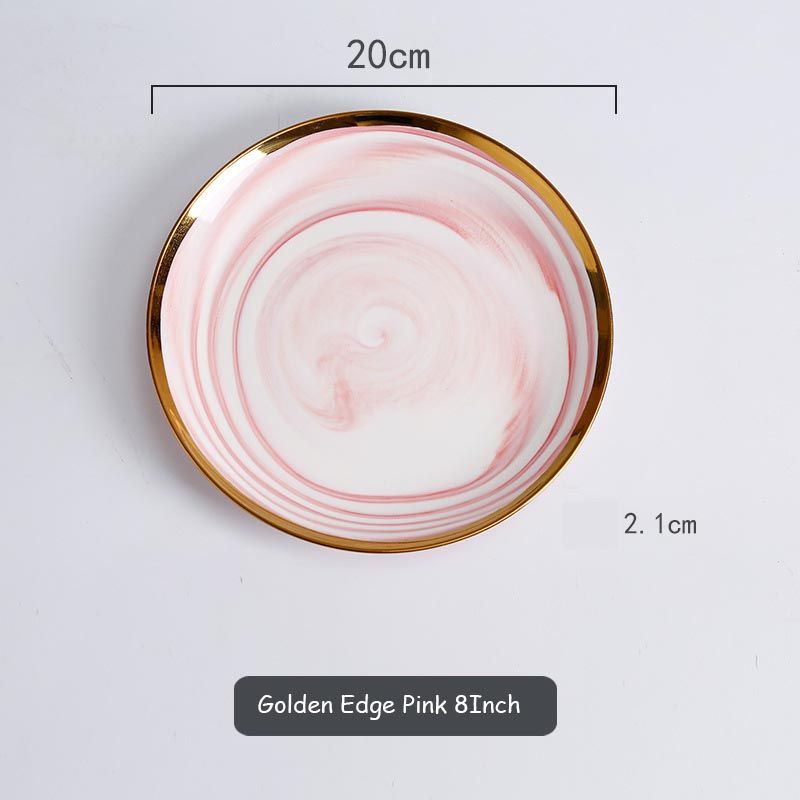 Golden Edge Pink 8