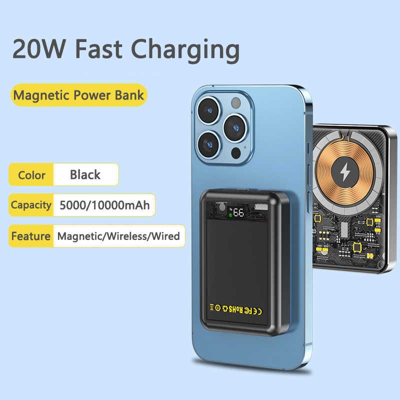 MagSafe - batterie externe magnétique sans fil 15W, 10000mAh
