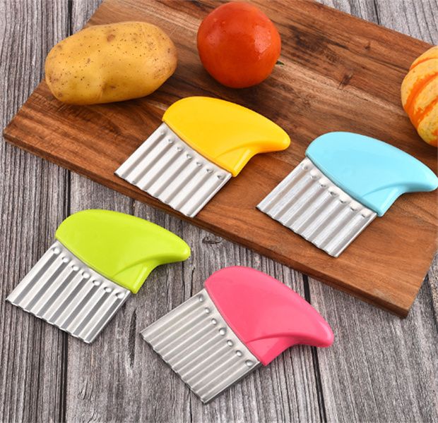 Wavy French Fries Cutter Stainless Steel Potato Slicer Vegetable Chopper Veggie  Slicer Durable Kitchen Gadgets Cutter JL1534 From Dhgate_factoryseller,  $1.09