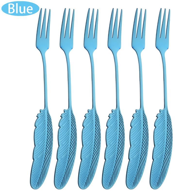 blauwe vork