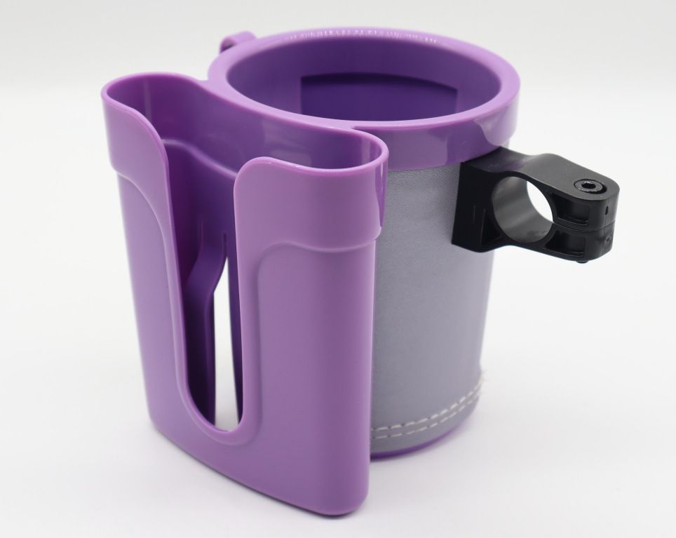Purple cup grey
