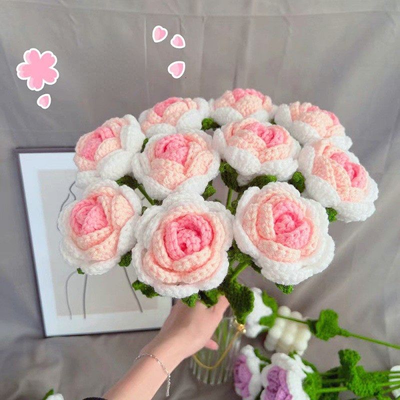 Pink Rose-6pc