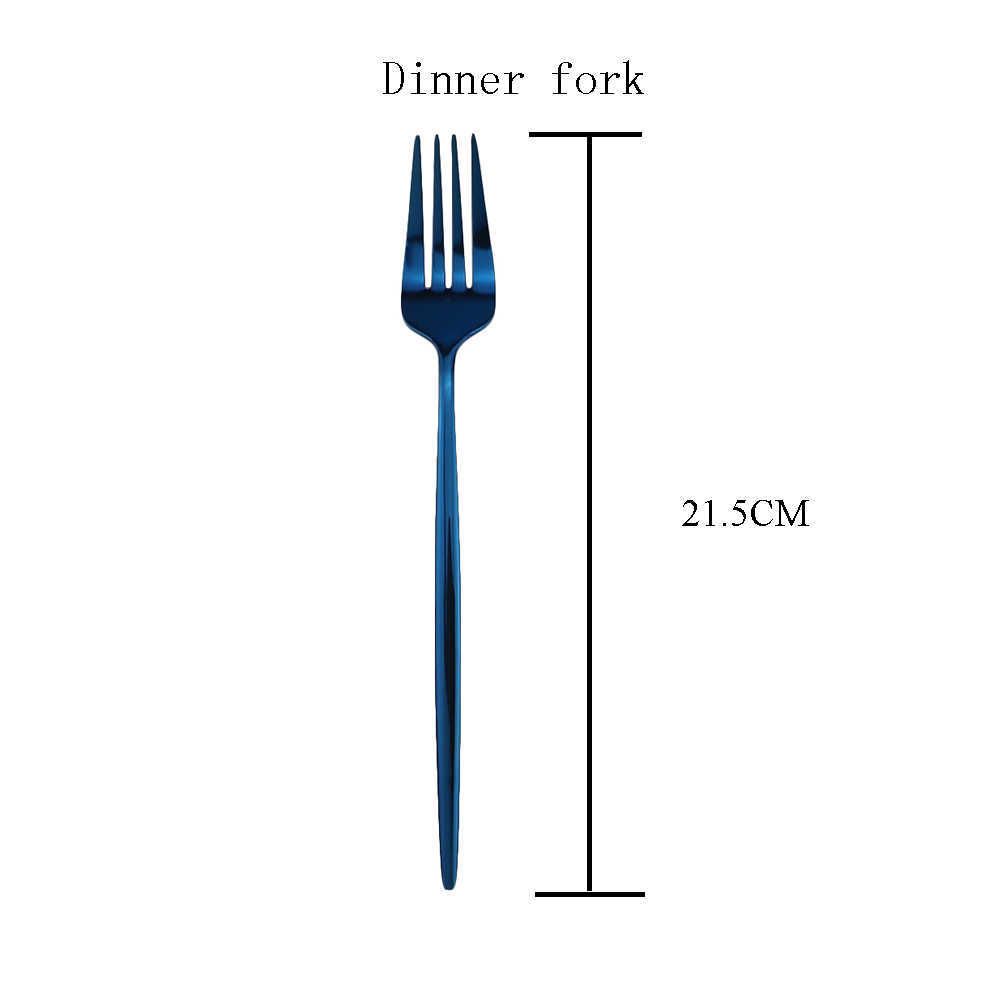 Blue Dinner Fork