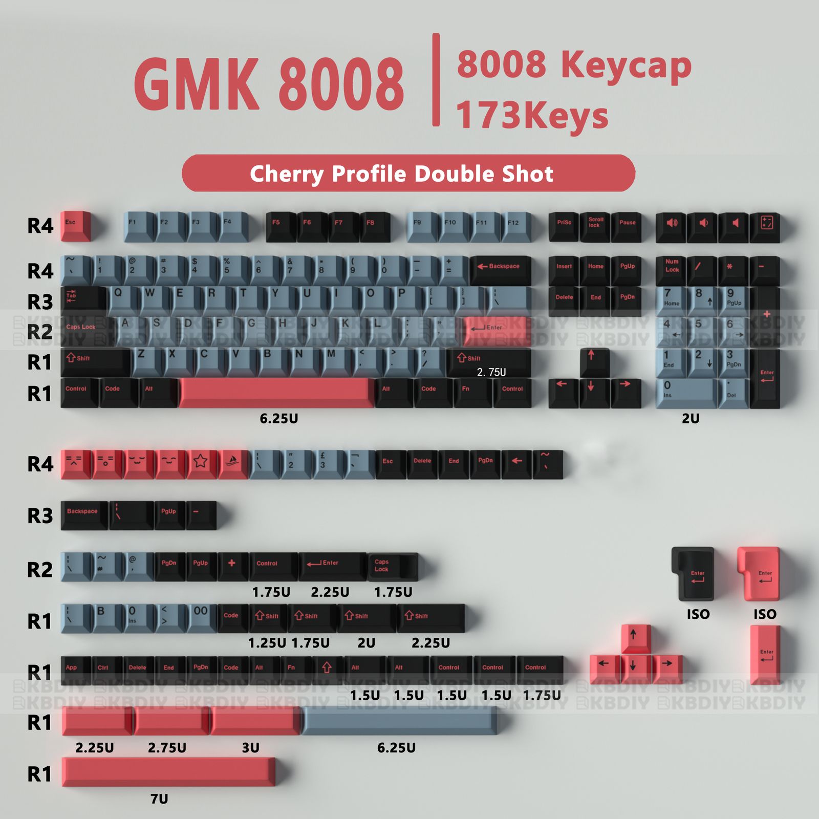 GMK 8008-GMK Keycaps