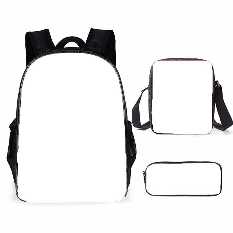 Backpack+shoulder bag+pencil case