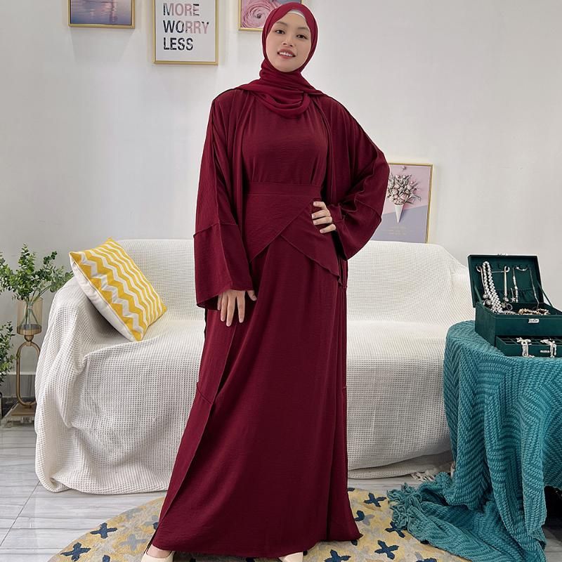 02 Wine Red 3pcs S