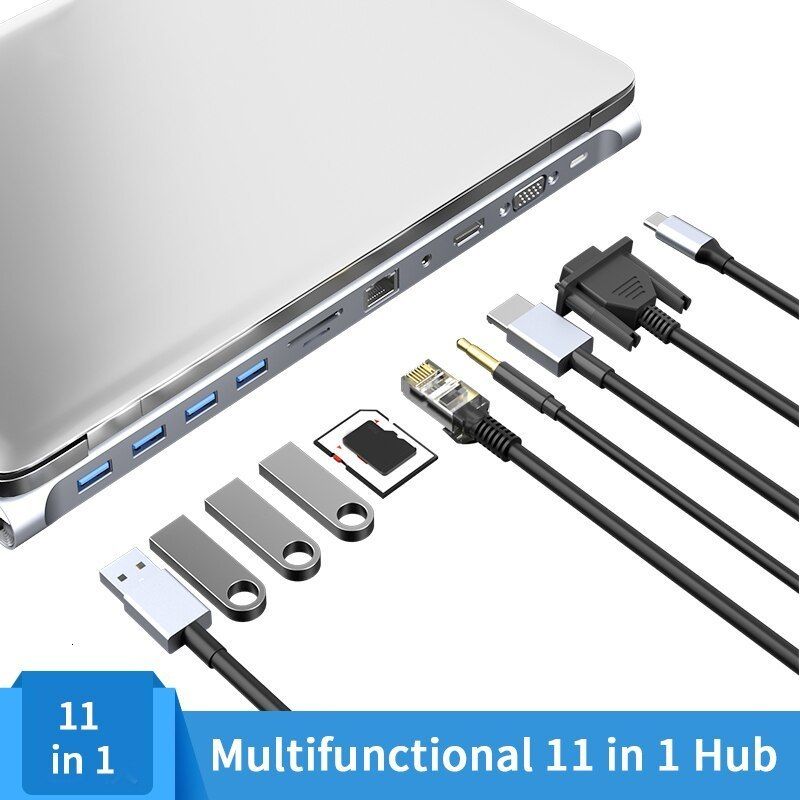 11 em 1 USB C Hub