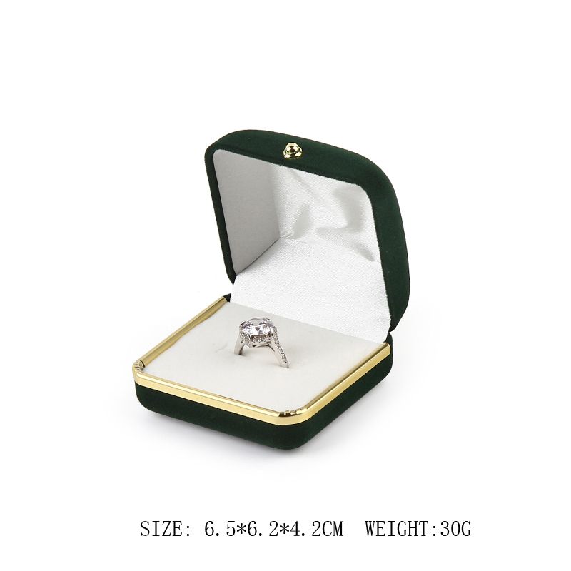 Китайский зеленый кольцо коробка