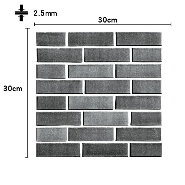 6-30cmx30cmx2.5mm