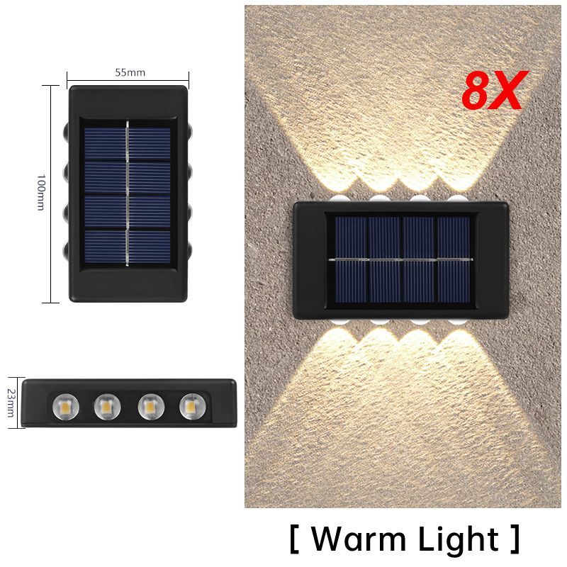 8LED luz quente 8pcs China