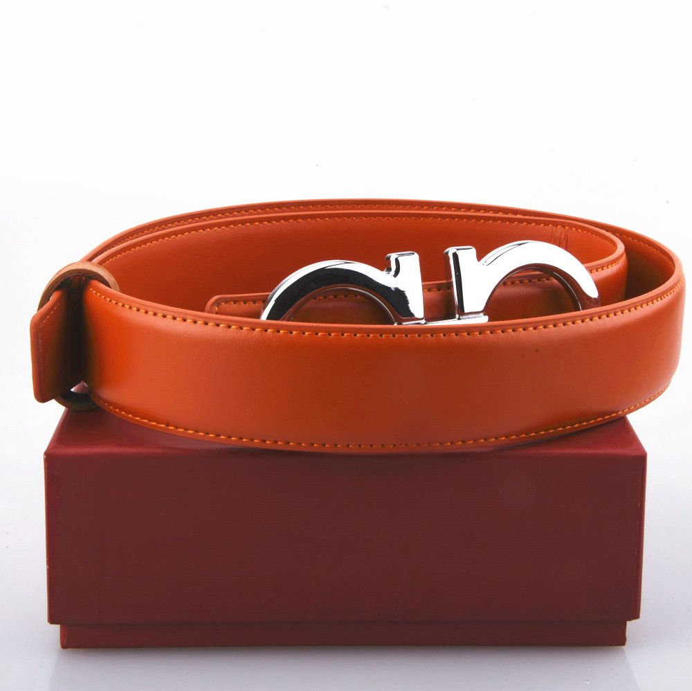 orange belt + silver buckle