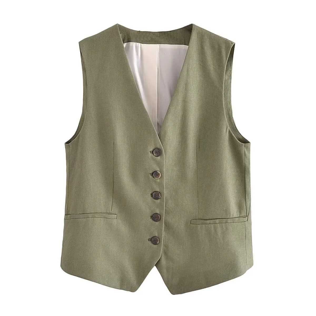 gilet vert-l