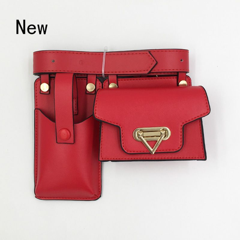 new red belt bag
