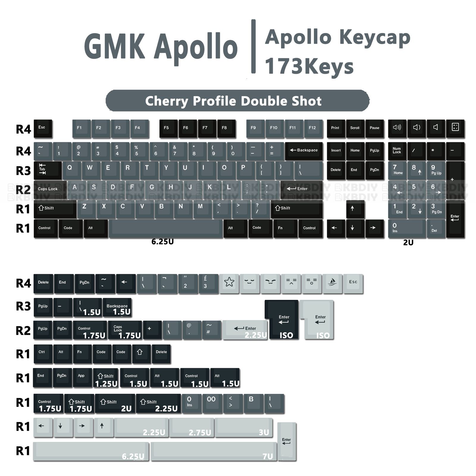 Gmk Apollo-Gmk Keycaps