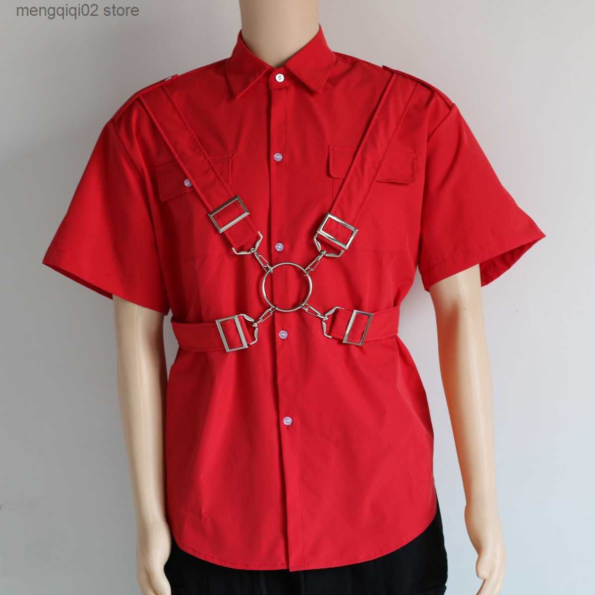 short sleeve red