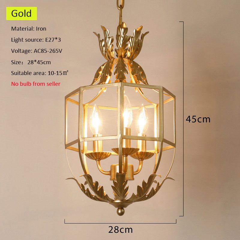 Gold China No Bulb