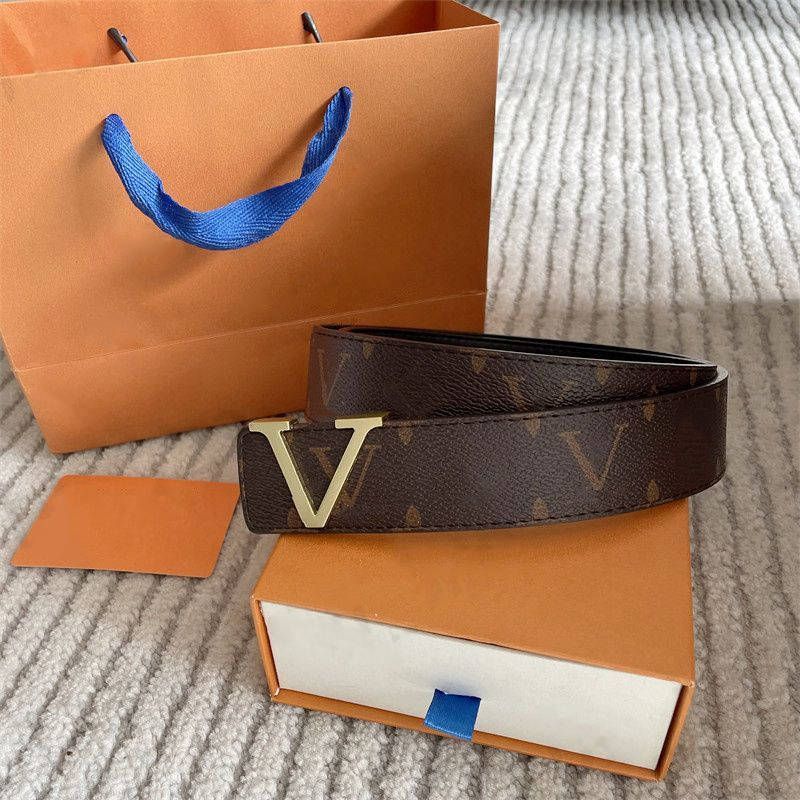 ceinture marron lettre + boucle dorée