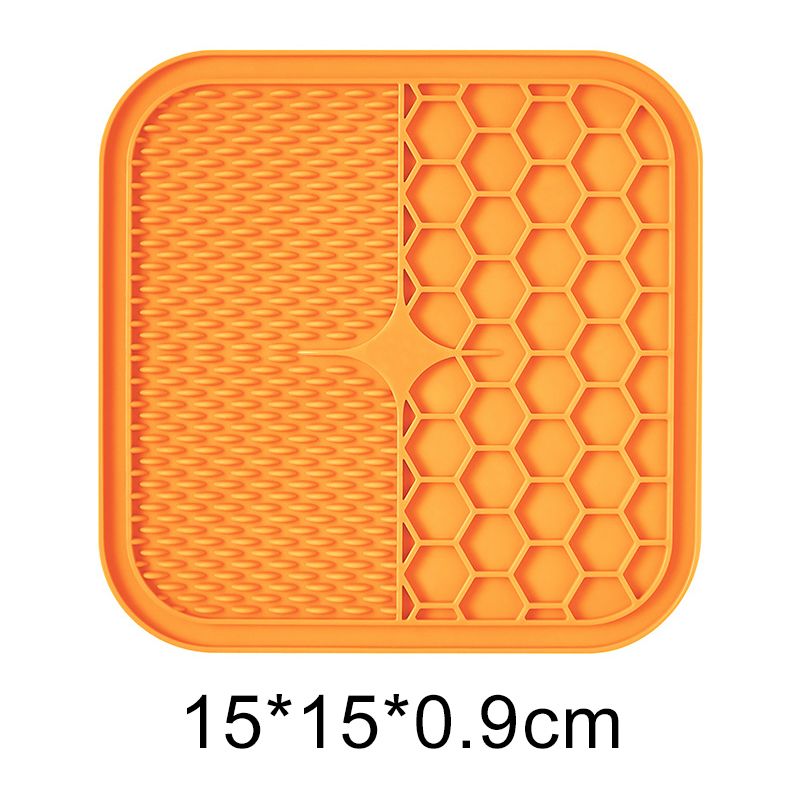 オレンジ15x15x0.9cm