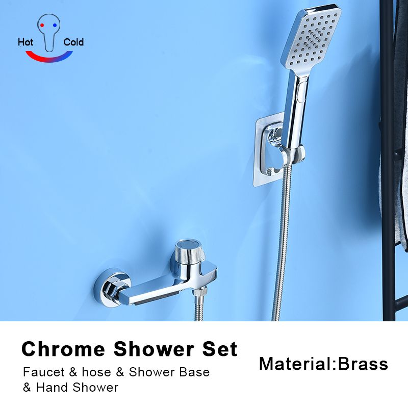 Chrome Shower Set