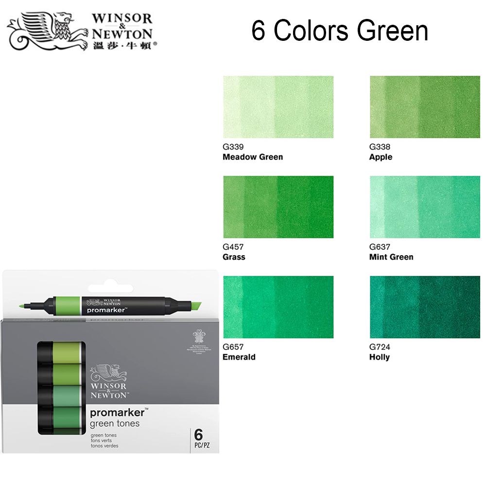 6 Colors Green