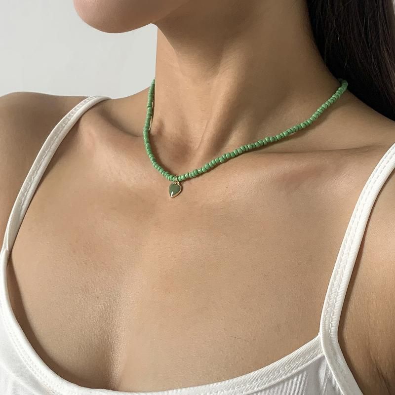 Halskette grün